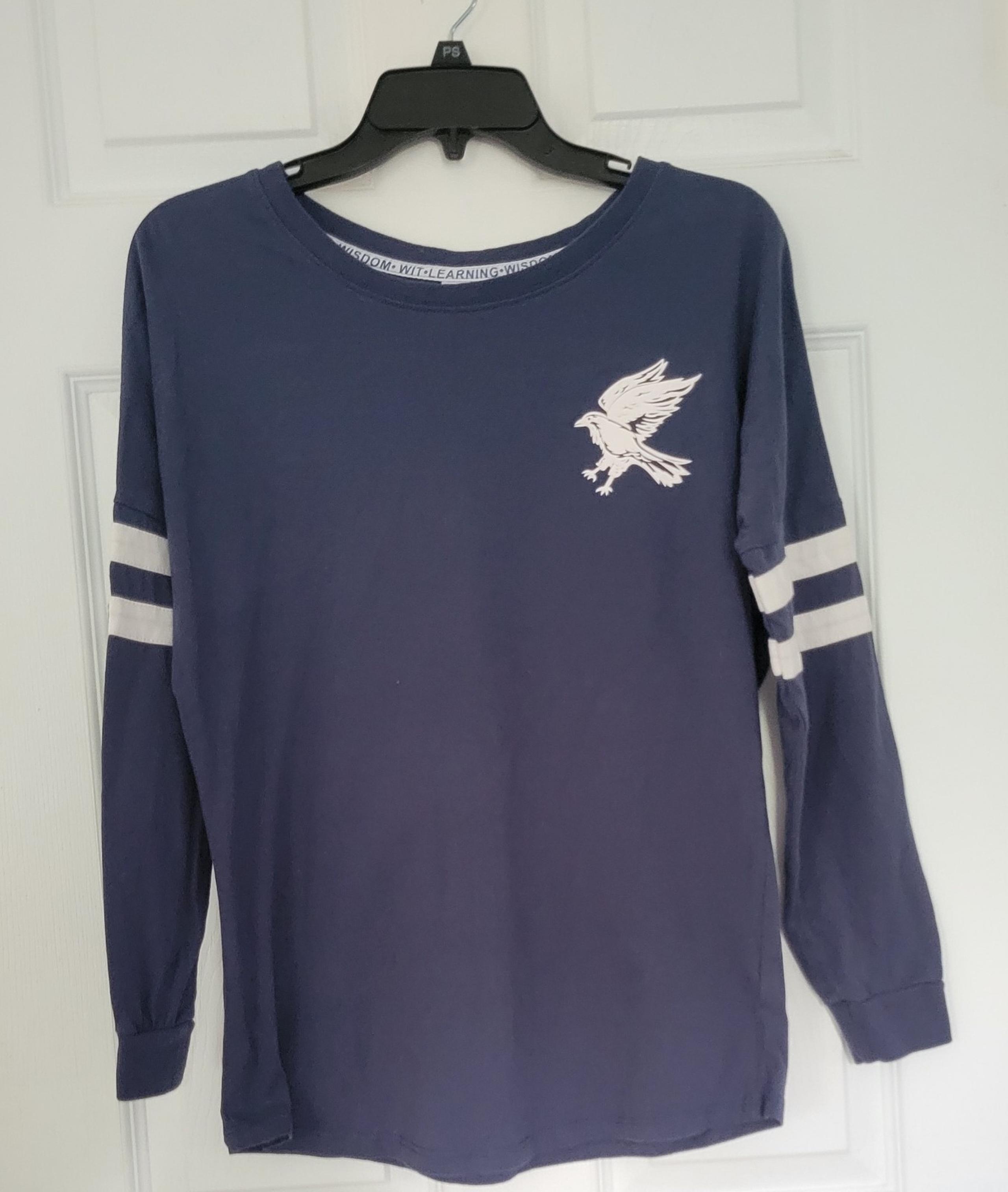 Box Lunch Harry Potter T-Shirt Size S Navy Blue Long Sleeve