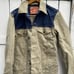 Levis medium color block tan navy jacket