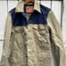 Levis medium color block tan navy jacket