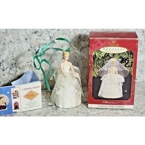 Hallmark Wedding Day Barbie Keepsake Ornament 1997 Vintage in Original Box