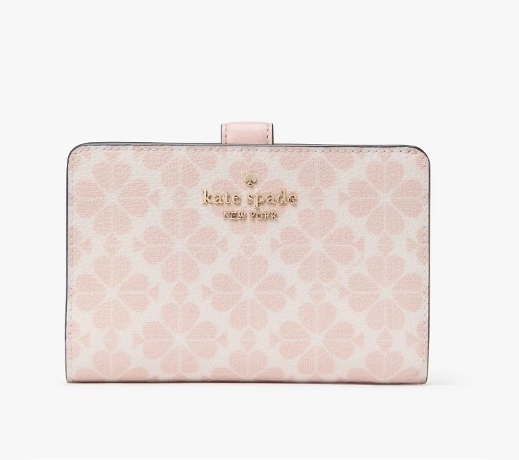 Kate Spade Spade Flower Medium Bifold Wallet, Rose Smoke Multi