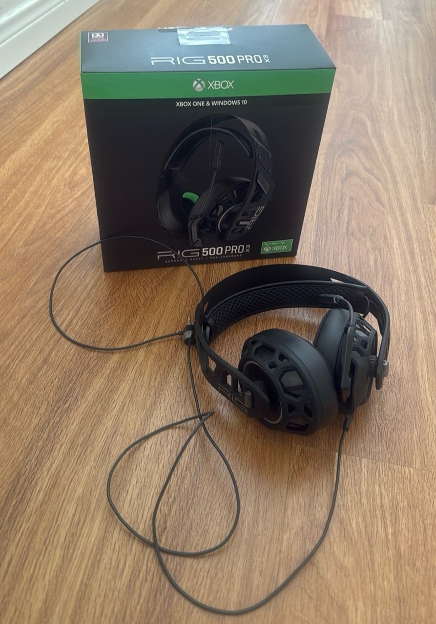Xbox gaming headset RIG 500 PRO EX Surround sound game games in box