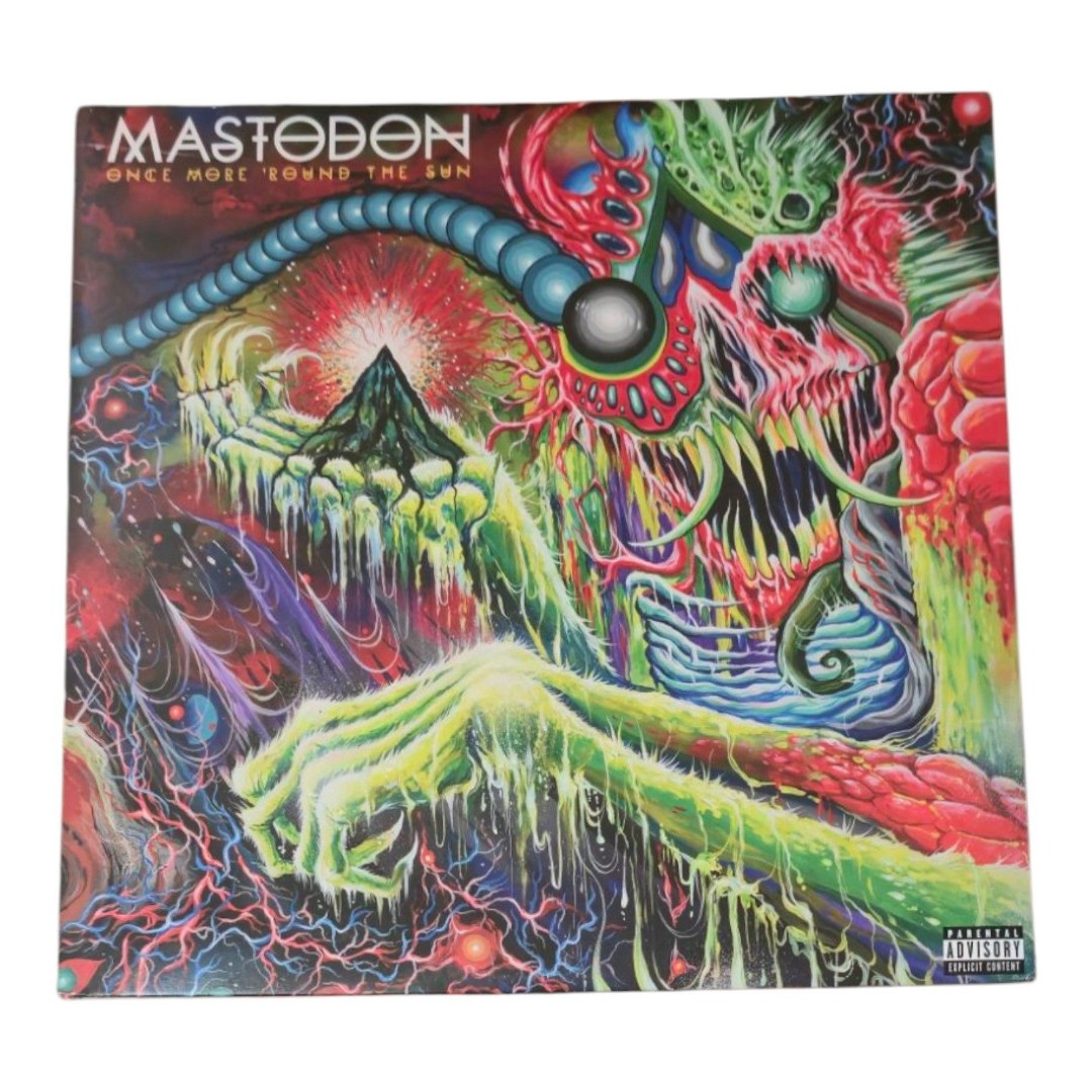 Mastodon Once More 'Round The Sun Insert Double LP Album Vinyl Record