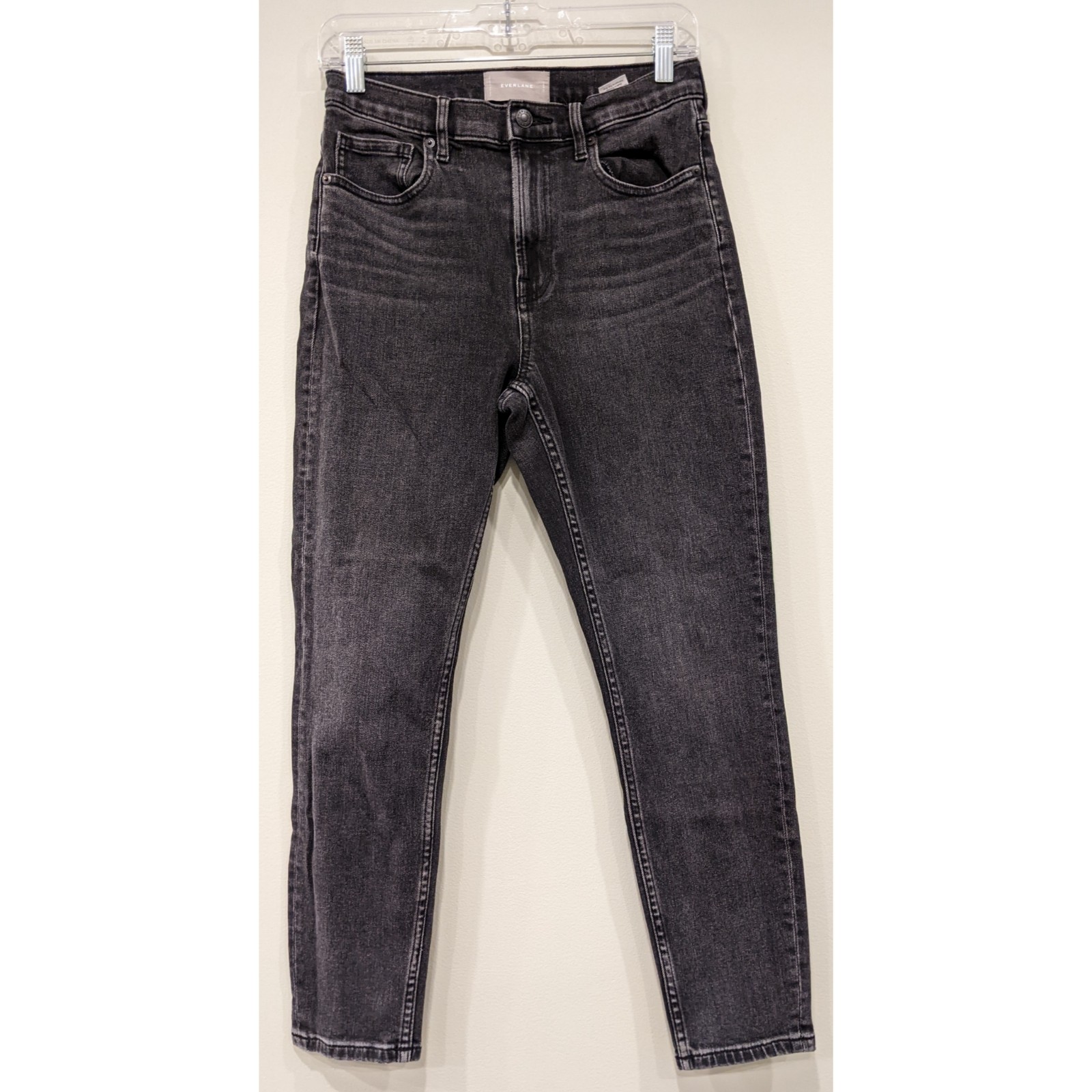 Everlane High Rise Charcoal Denim Ankle Jeans