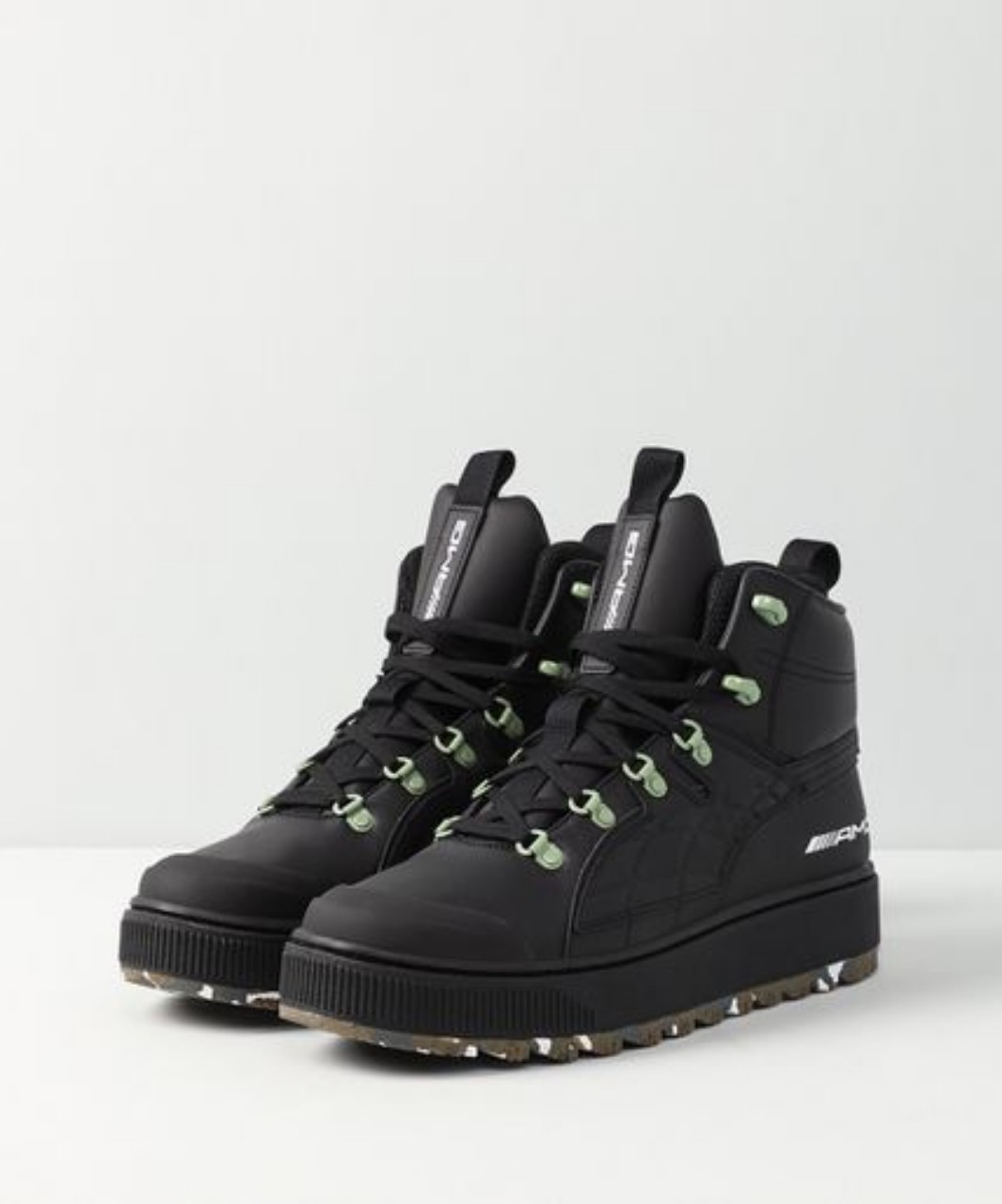 Men's Puma MERCEDES-AMG PETRONAS F1 X REN BOOT 'BLACK DUSTY GREEN'
