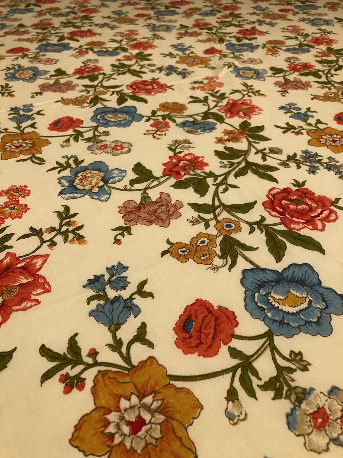 Vintage Bibb Coventry Flat Sheet & Pillowcases