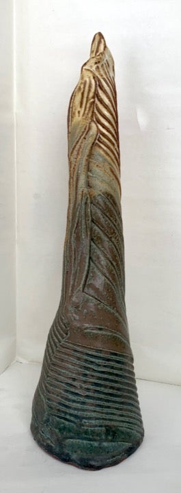 Jim Cohen Santa Fe Art Pottery, Garden Spire B Modernist Organic Sculpture 15