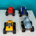 Blaze And The Monster Machines Diecast Trucks Lot of 4 Rhino Stripes Crusher