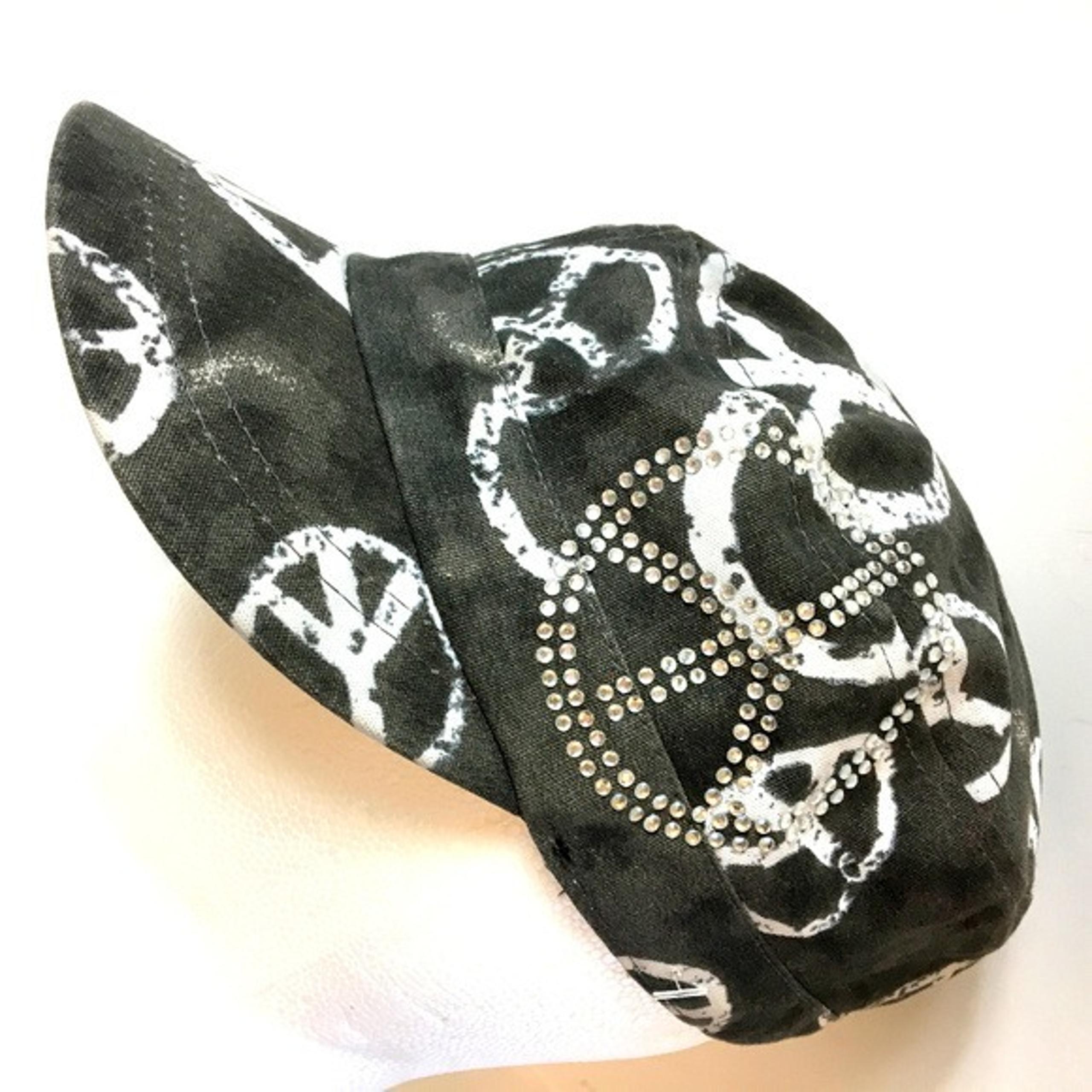New Rhinestone PEACE Women Baseball Cap Hat