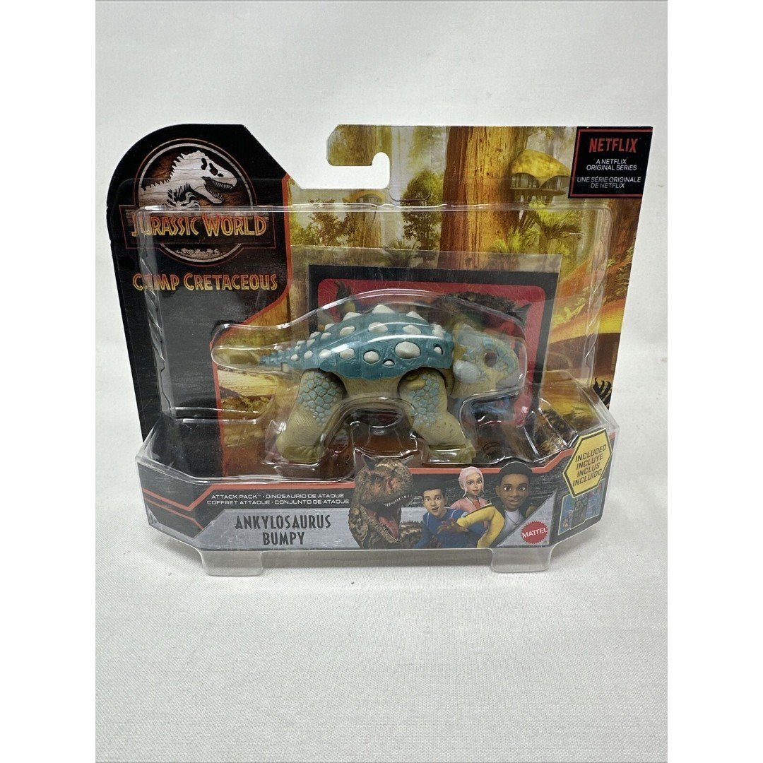 Jurassic World Toys Ankylosaurus Bumpy Camp Cretaceous 4 inch Figurine - GMP71
