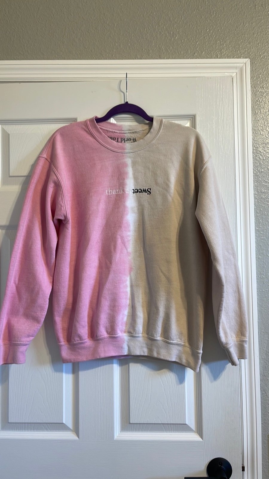 Ariana Grande split crewneck