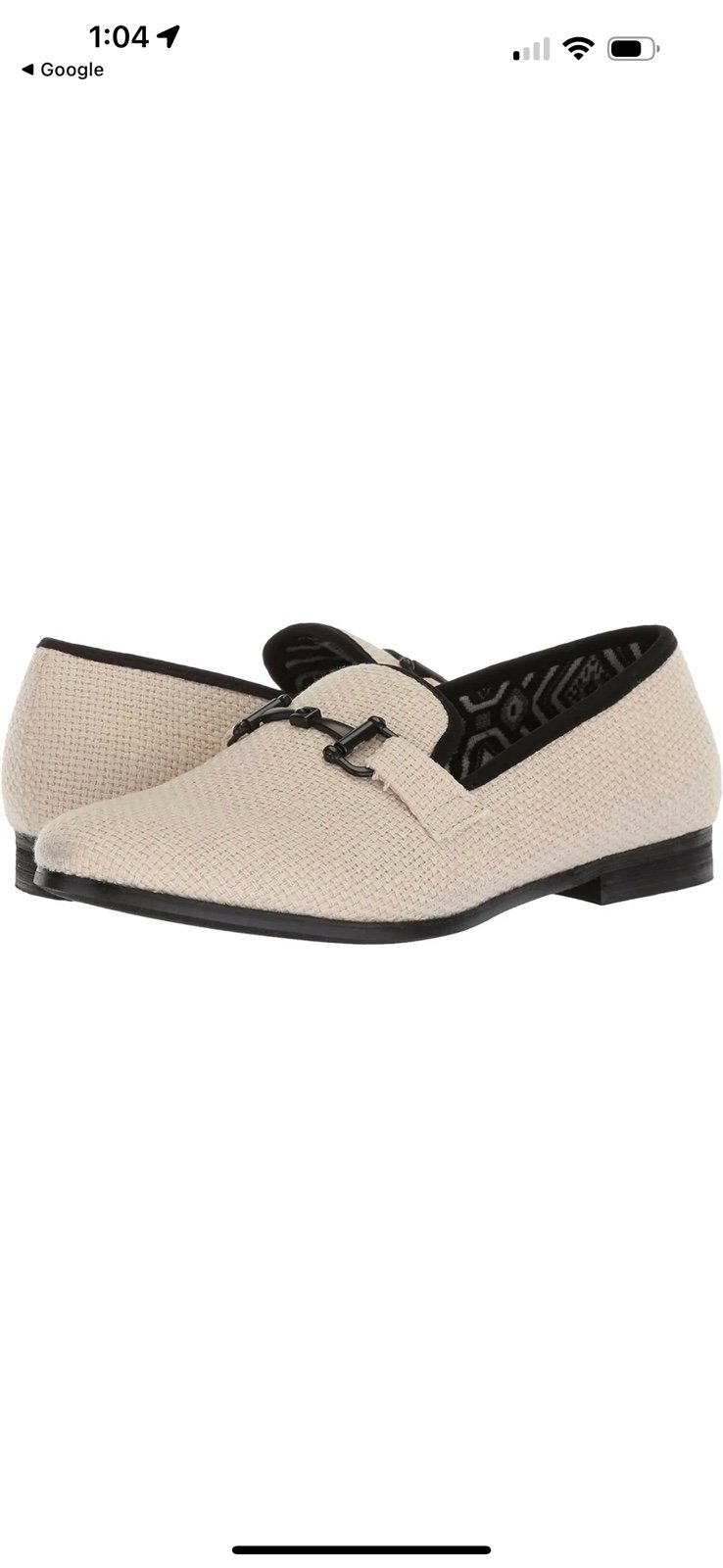Steve Madden Loafer CHAPTER Beige Sz 9.5 Mens CHAP Excellent condition Invento