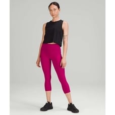 Lululemon *NEW* size 16 Swift Speed High-Rise leggings Crop 21 Wild Berry