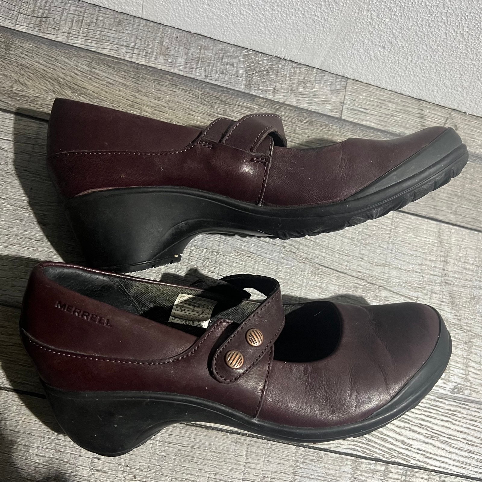 Merrell burgundy performance Mary Jane