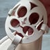Coach Jaci Leather Logo T-Strap Sandals in White Size 7.5b
