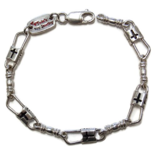 7 ACTS Bracelet .925 Silver Reg. Cross