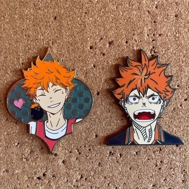 Haikyuu Hinata Enamel Pin Bundle