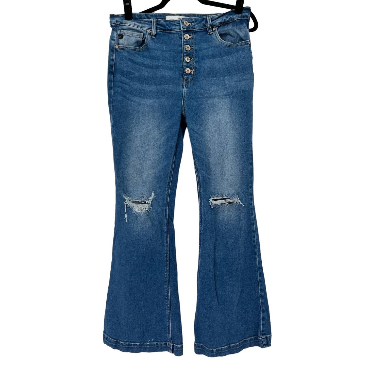 KanCan Button Fly Flare Jeans Petites Size 13/30