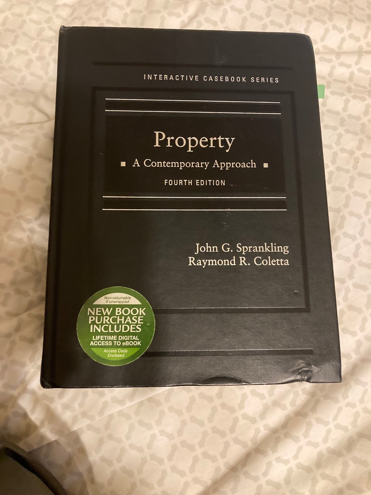 Property: A Contemporary Approach, Fourth Edition ISBN: 978-1-63460-650-9