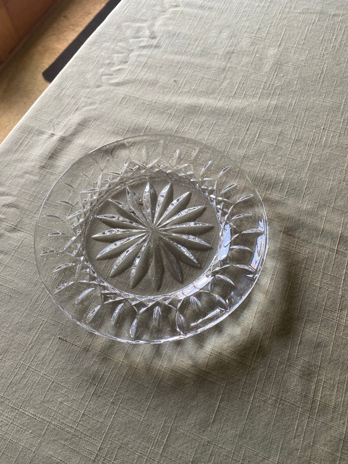 Waterford crystal plate 8 inches