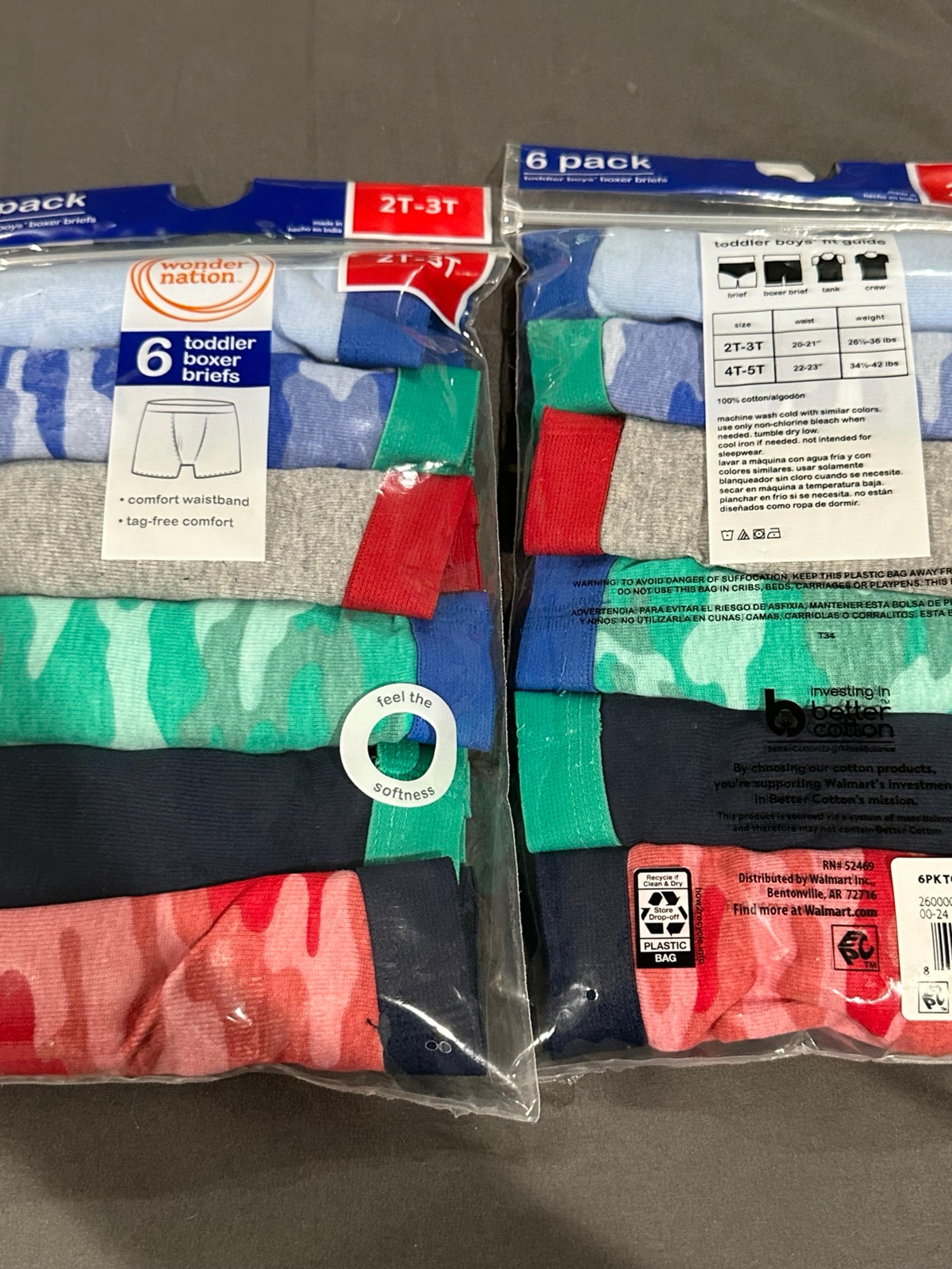 New Boys Size 2T/3T Boxer Briefs