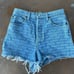 Levi’s logo denim shorts size 27