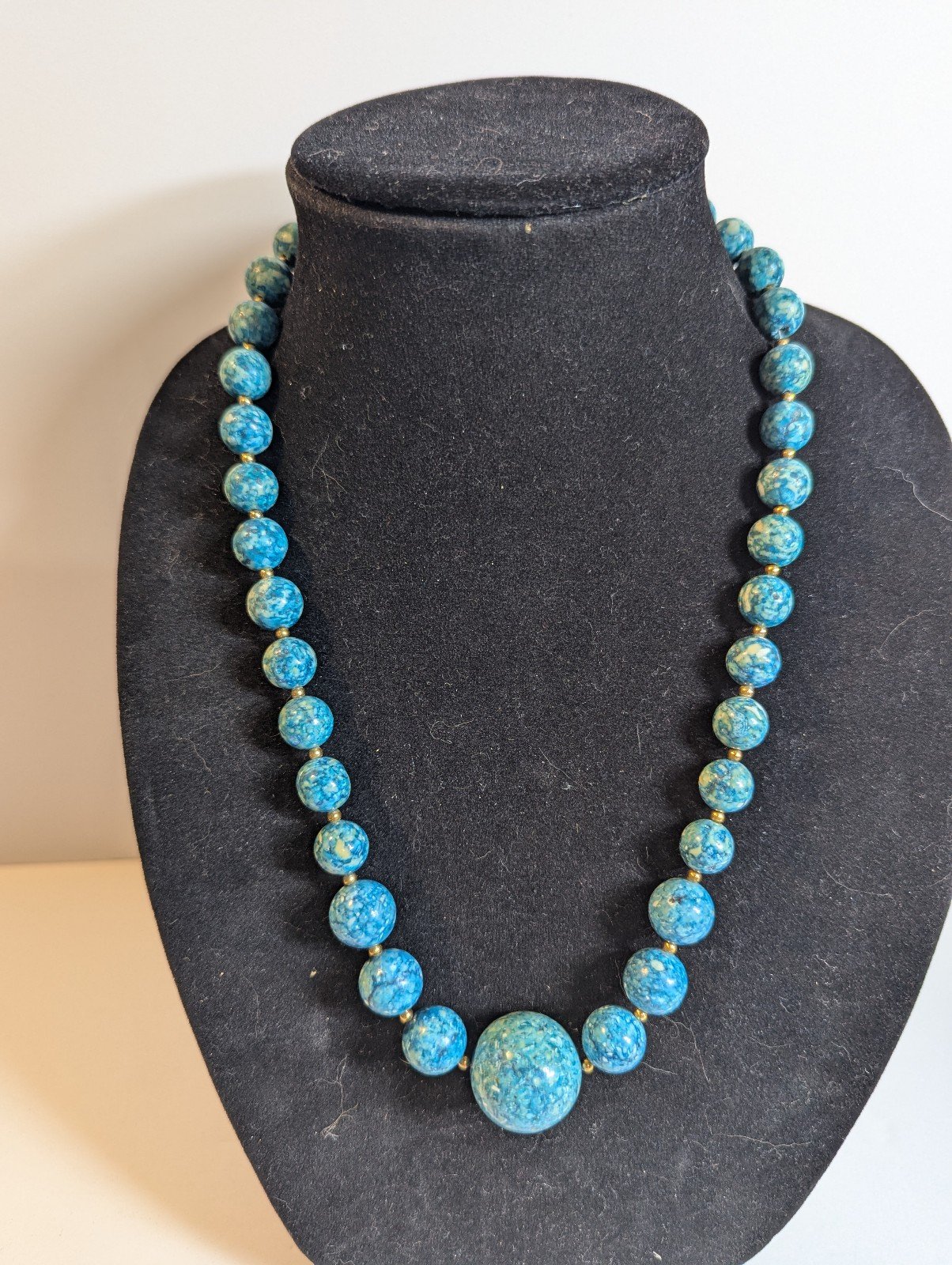 Necklace vintage Turquoise Beaded Necklace