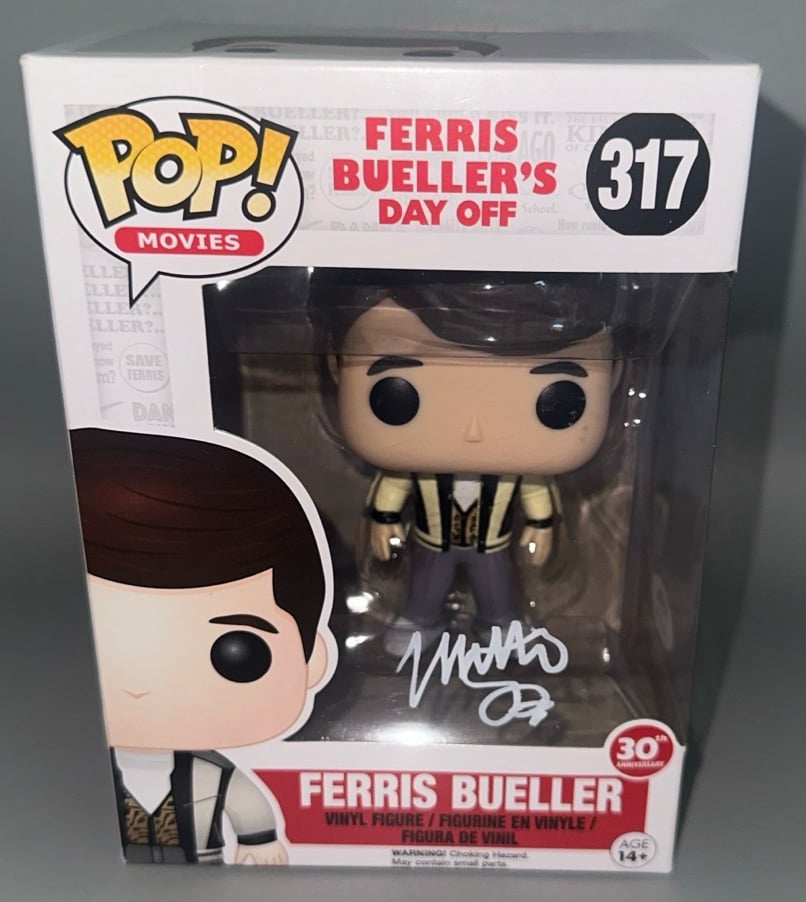Matthew Broderick Ferris Bueller Signed Funko 317 Autograph PSA/DNA