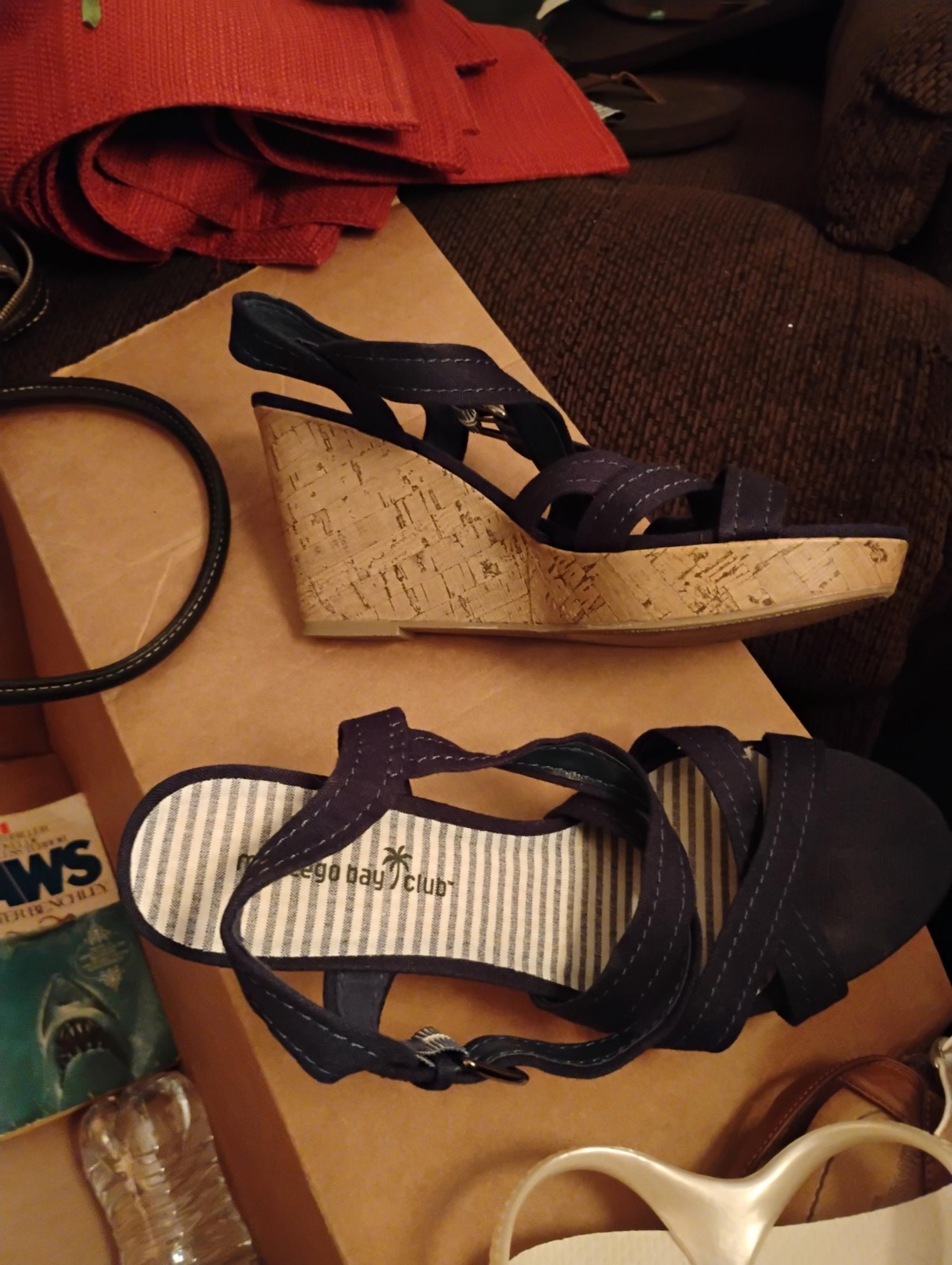 Montego bay club high heel sandals size 8 1/2