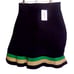 NWT J.W.Anderson Women’s Green / Yellow Orbit Hem Skirt, Size 12