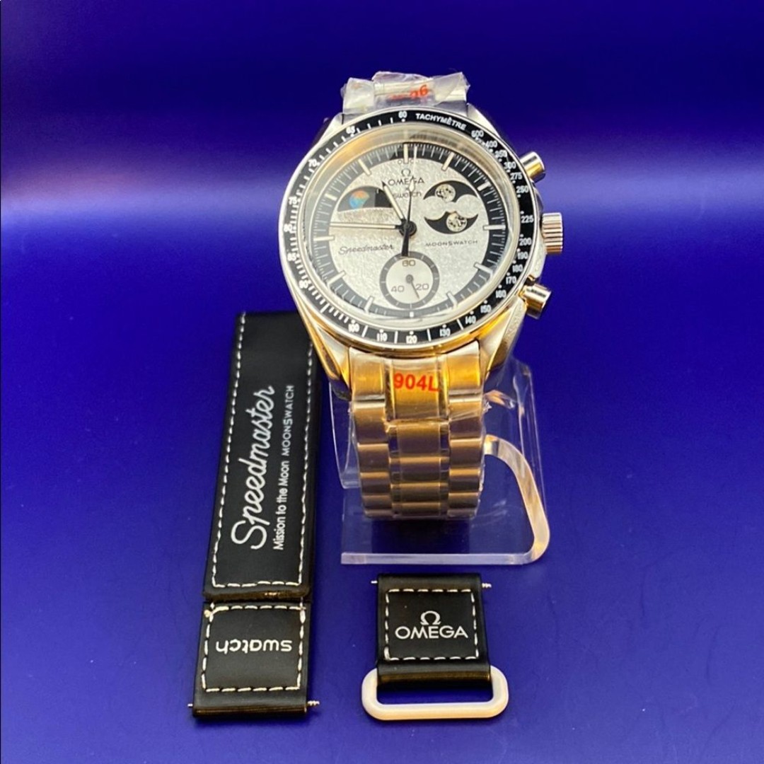 Omega x Swatch mission to Earthphase modded Moonwatch Chronograph