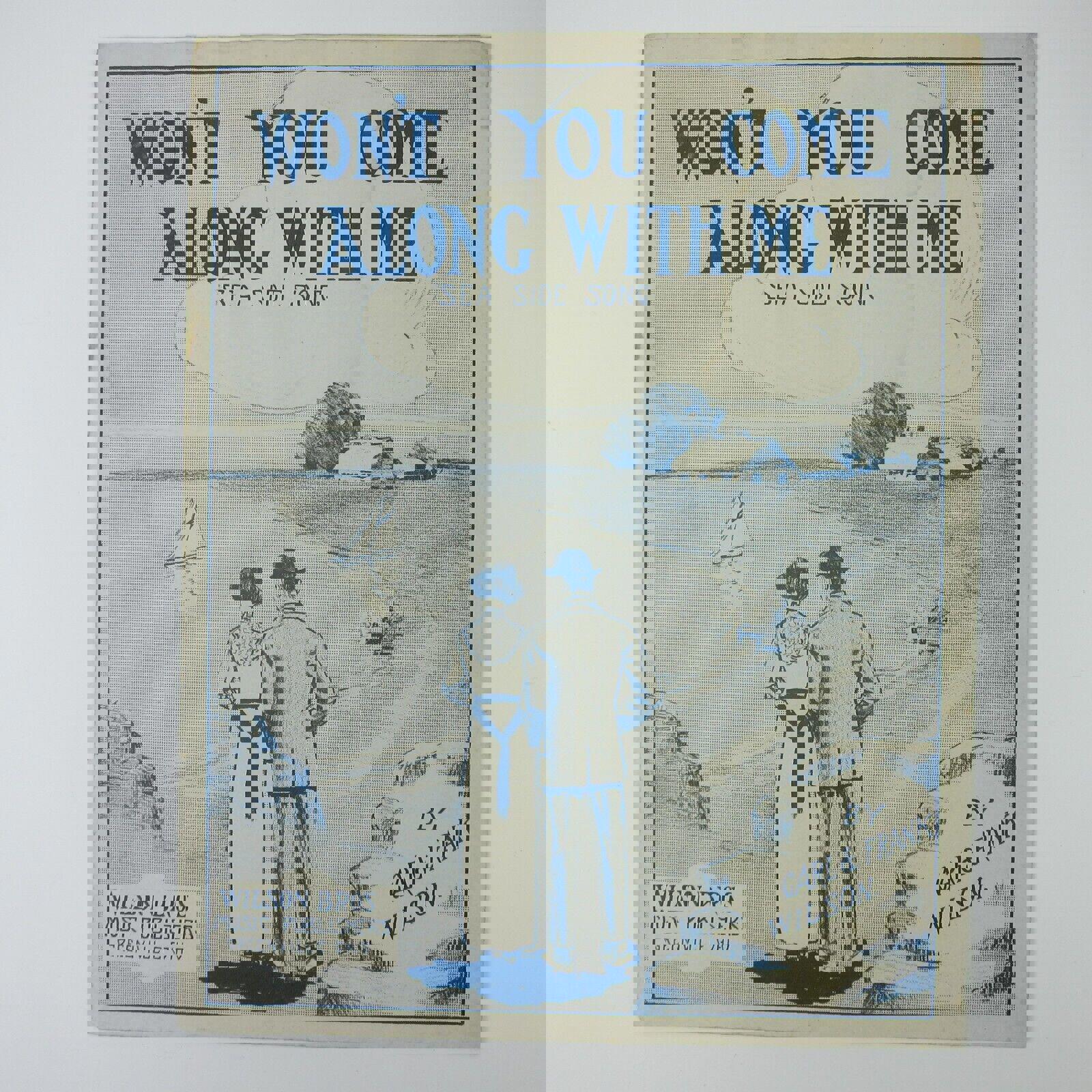 Sheet Music Won't You Come Along With Me Wilson Bro Greenville Ohio Antique 1913