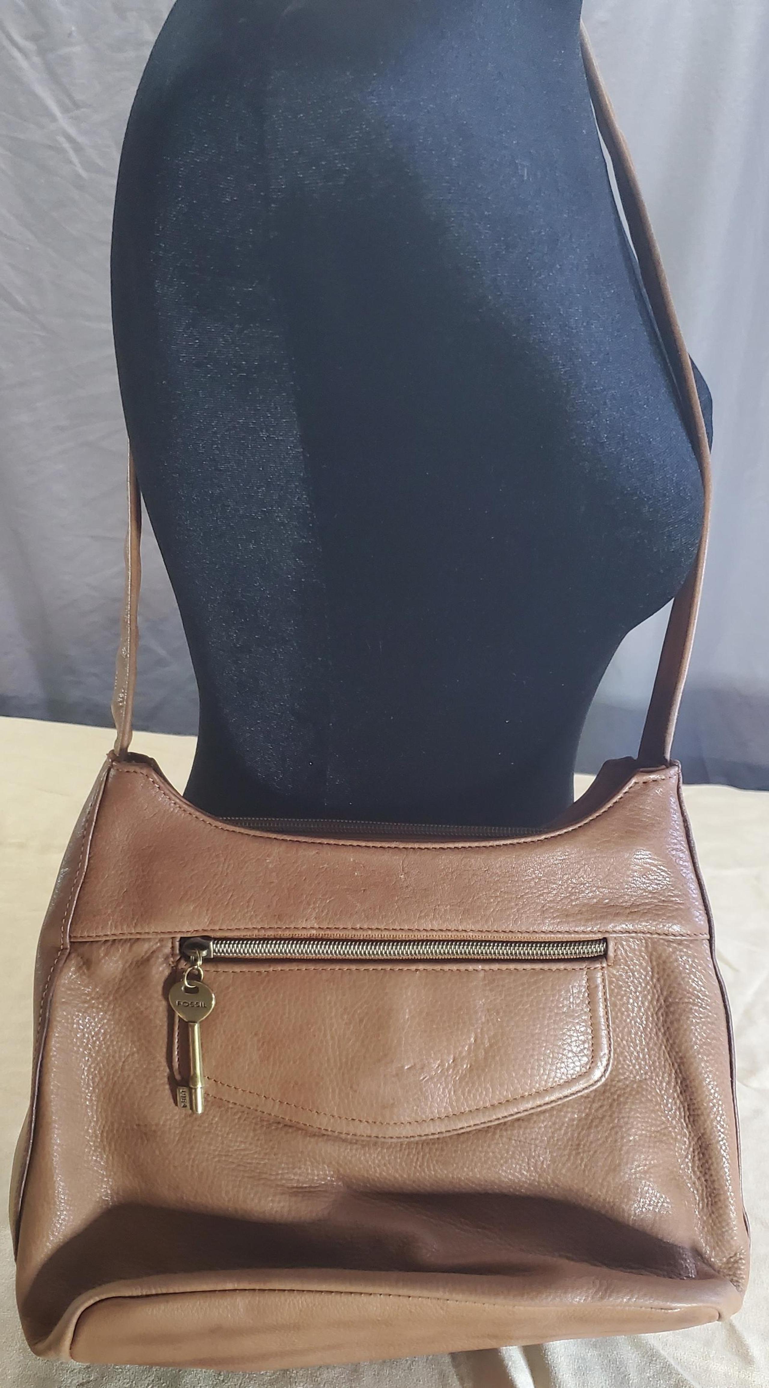 Fossil Vintage Leather Handbag - Brown