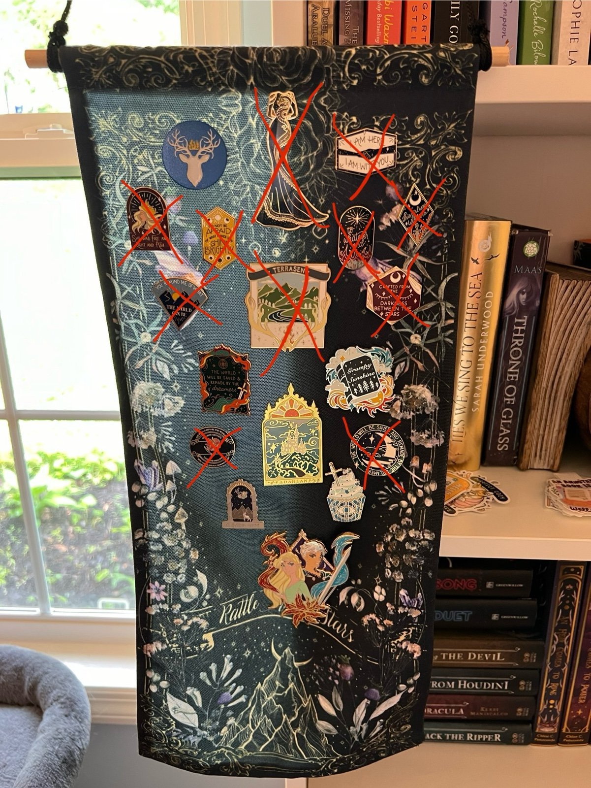SELLING INDIVIDUALLY: Sarah J Maas Pin Collection (ToG/ACOTAR/CC)