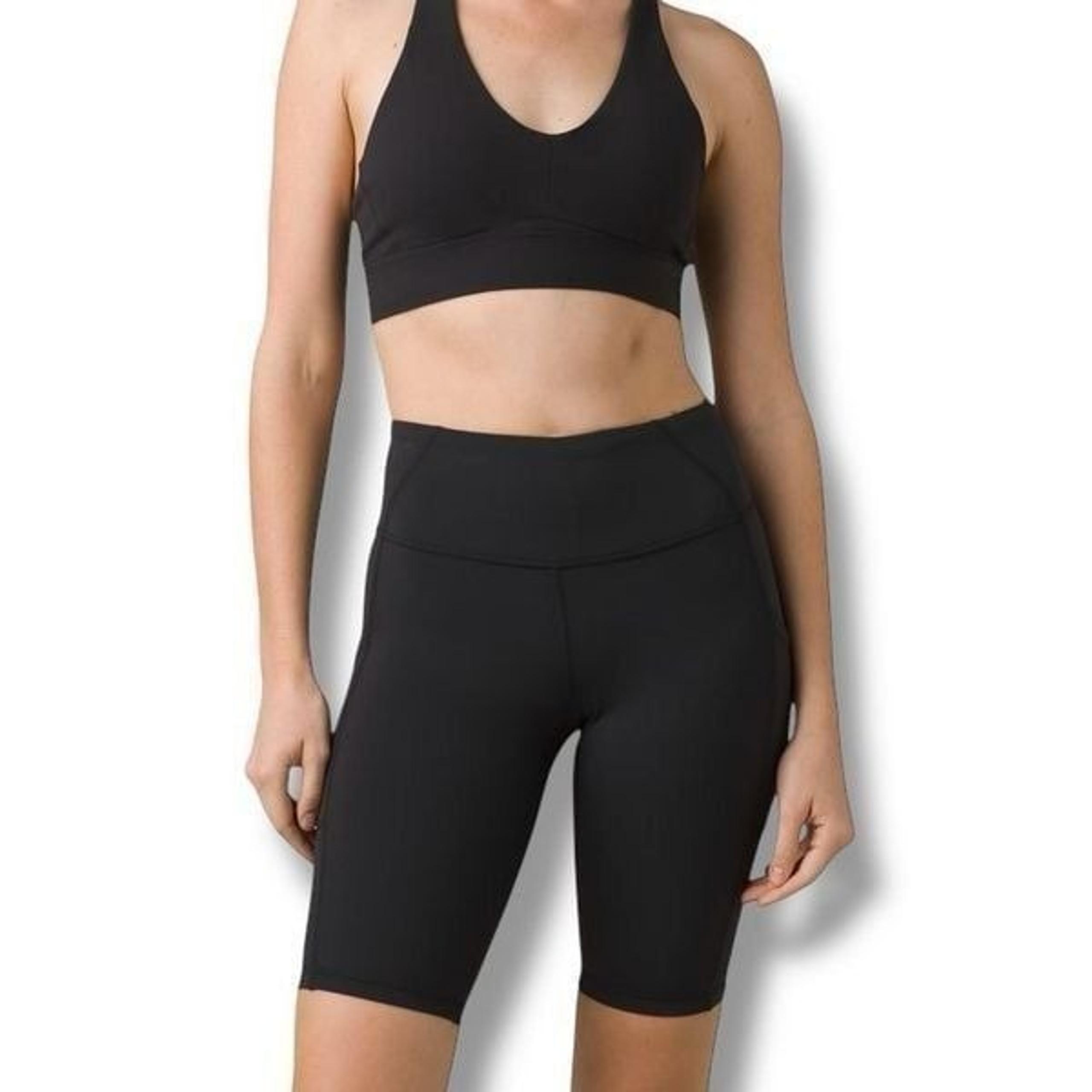 NWT - prAna Electa Short II 10” Women’s Size Small S Black Bike Shorts