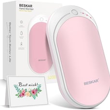 Electric Hand Heater, Double-Sided Heating, USB Quick Charge, Portable Pocket