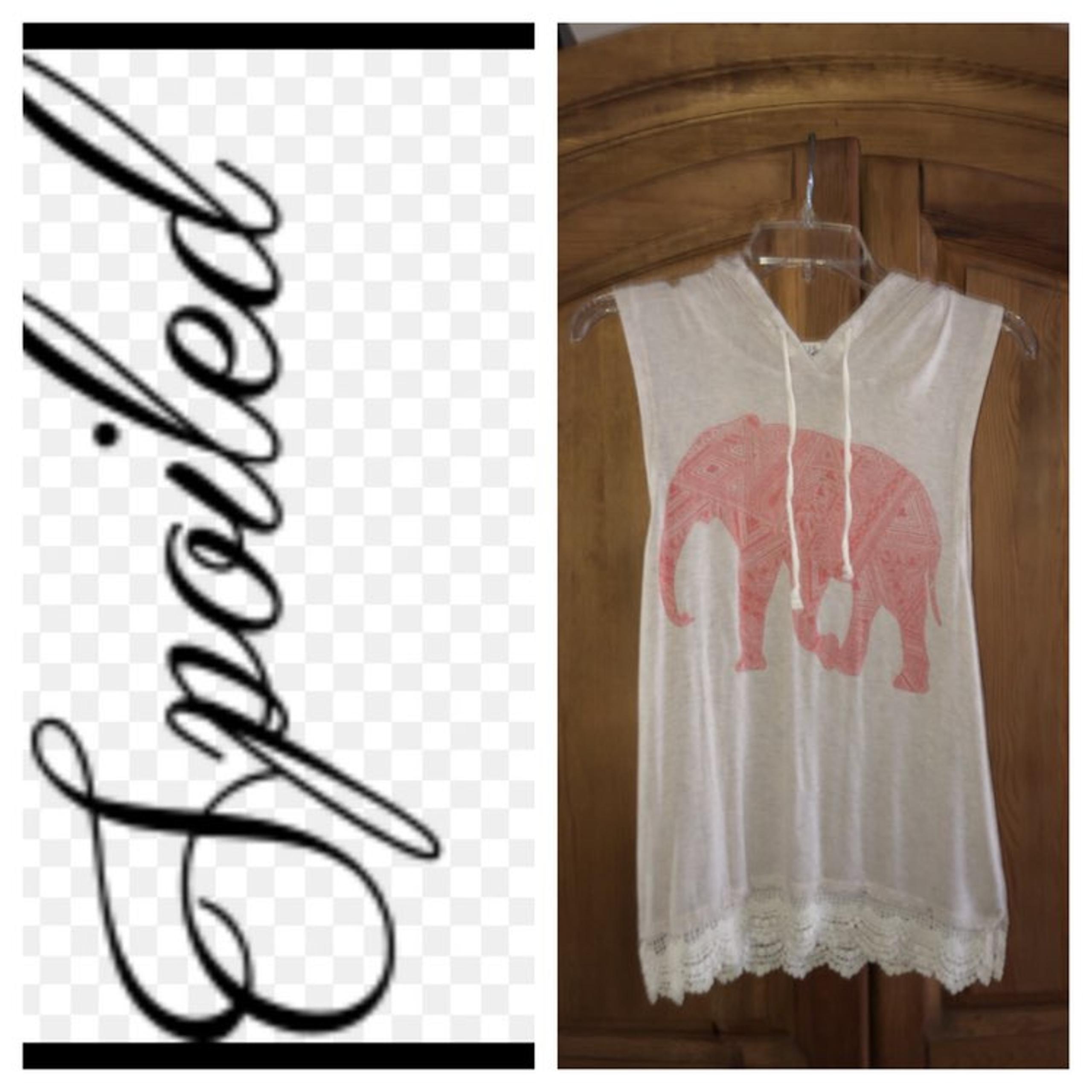 Juniors sleeveless hoodie, Sz L