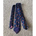 Seaward & Stearn of London Mens 100% Silk Tie Luxury Paisley Blue Brown Orange