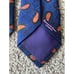 Seaward & Stearn of London Mens 100% Silk Tie Luxury Paisley Blue Brown Orange