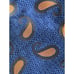Seaward & Stearn of London Mens 100% Silk Tie Luxury Paisley Blue Brown Orange