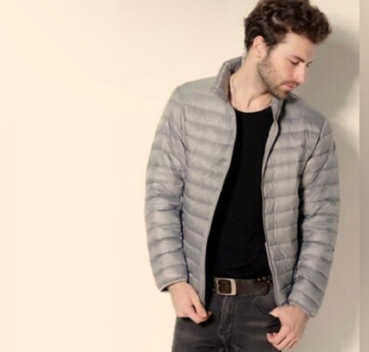 Men Packable Lightweight Water-Resistant down jacket