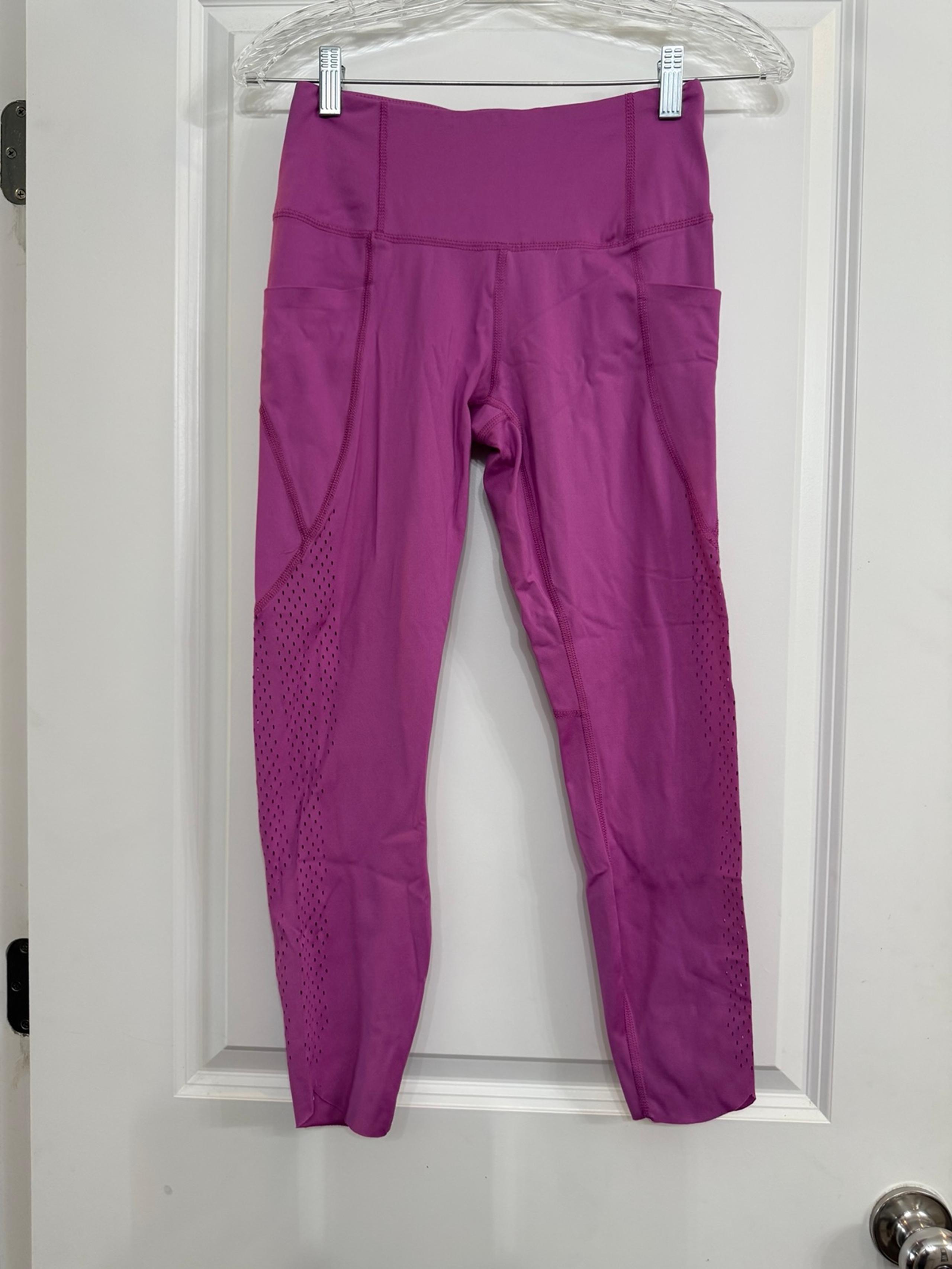 Women’s Pink/Magenta Leggings With Pockets - Small
