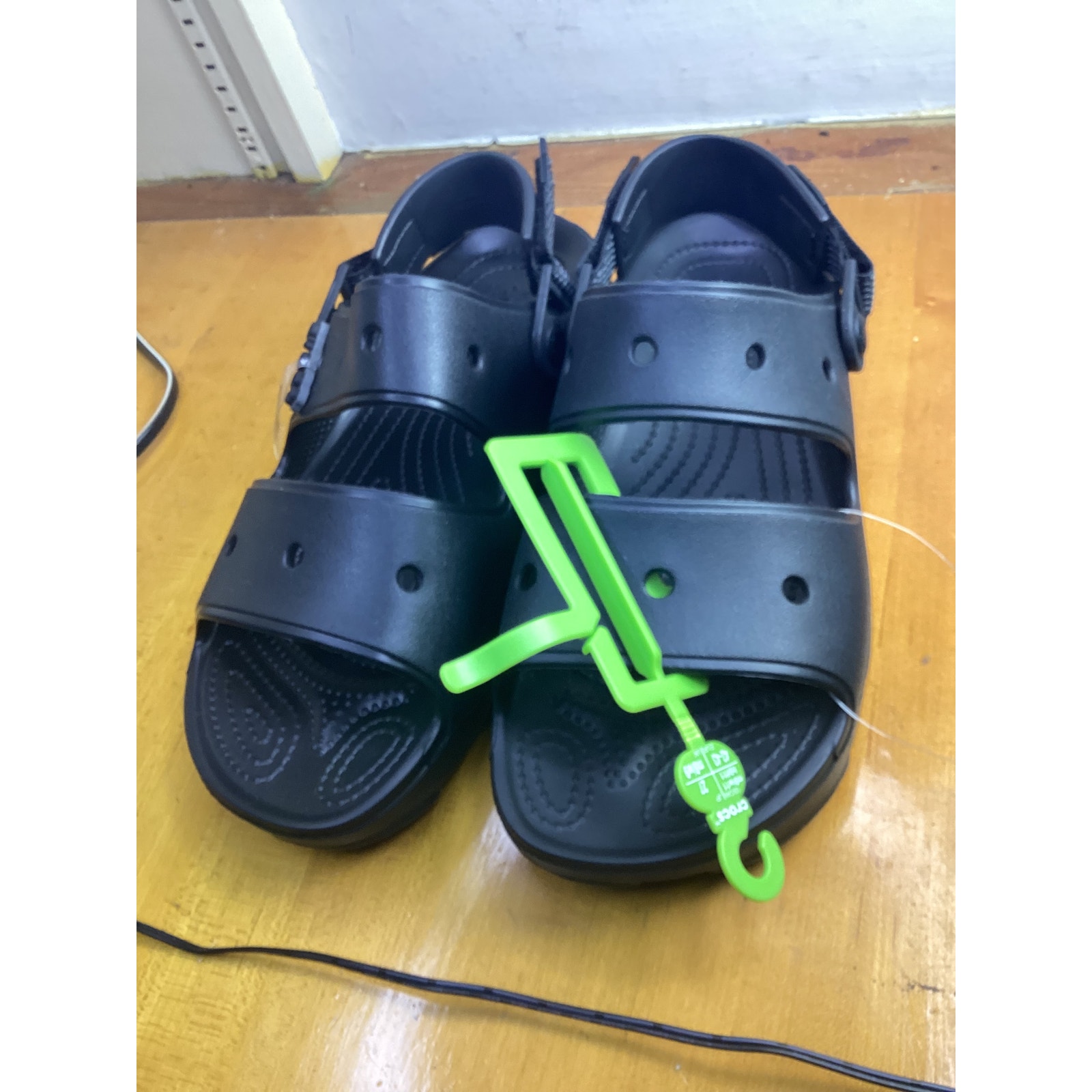 Crocs Men's Black Classic All Terrain Sandals Size 9