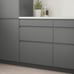 LIKEA VOXTORP 36x10 drawer front dark gray 504.561.77