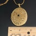 Vintage Gold Tone Locket Photo with Rhinestone Pendant Necklace