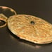 Vintage Gold Tone Locket Photo with Rhinestone Pendant Necklace
