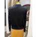 St. John Collection by Marie Gray navy knit sweater with royal blue trim, Size 8
