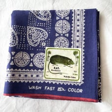 Brand New KAPITAL Bandana, Navy Blue