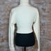 FOR LOVE AND LEMONS MADELINE CROP TURTLE NECK SWEATER | Off White Size XXS
