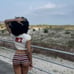 Jaded London - Stripe Hotpant Short in Grey Stripes